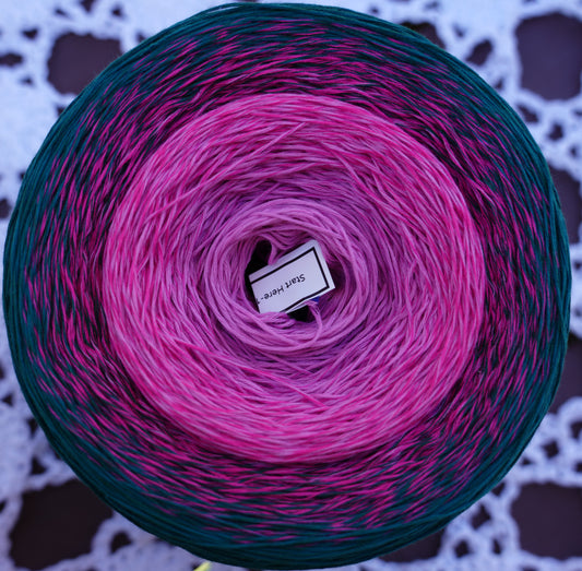 Gradient Yarn-Fireweed