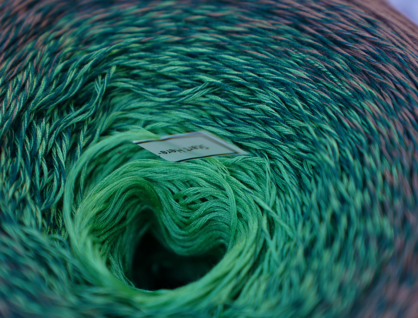 Gradient Yarn-Spruce Tree