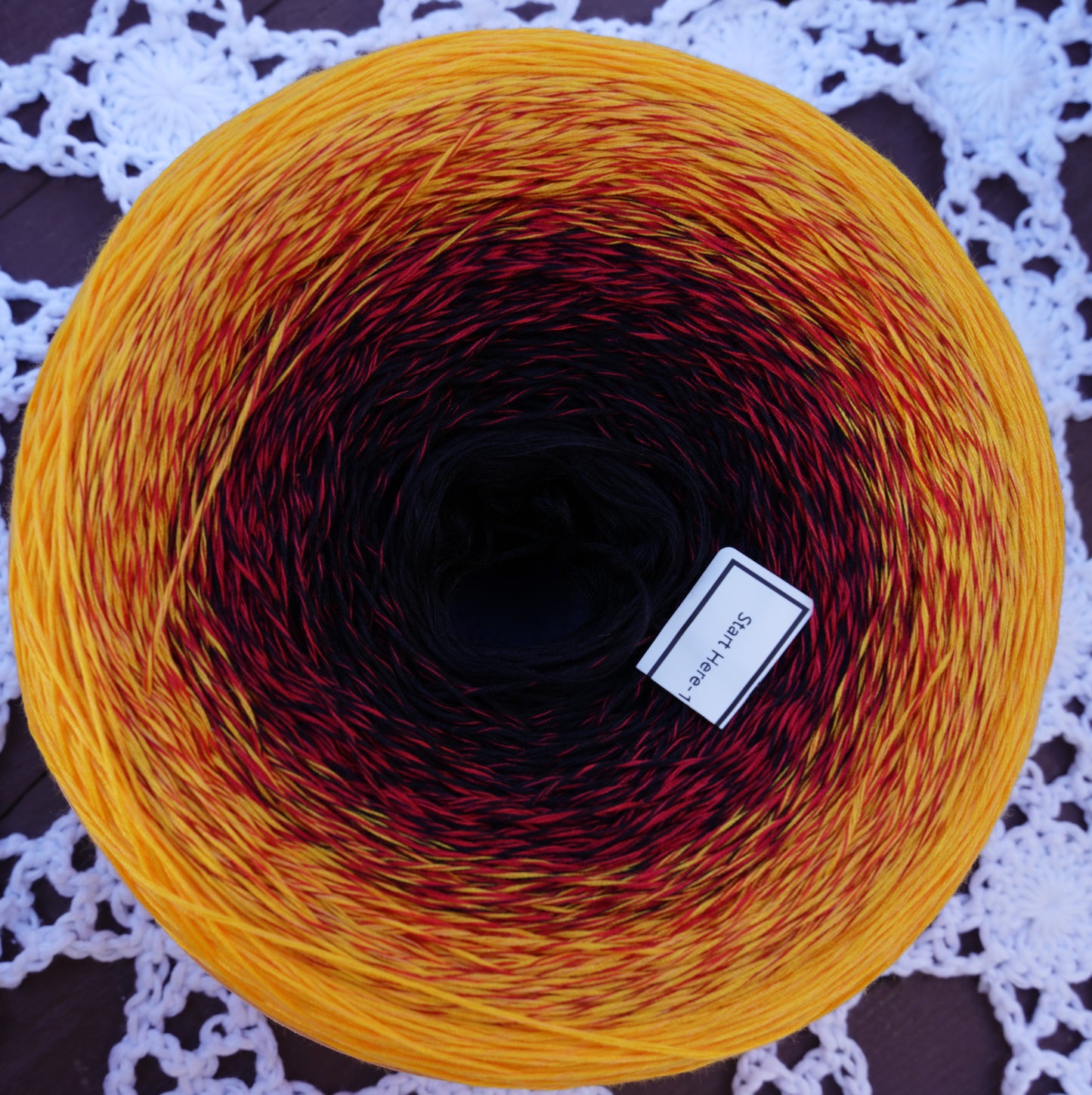 Gradient Yarn-BLACK-EYED SUSAN